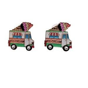 Sugarfix by Baublebar, Sunday Funday Whipped Cream Whip Ice cream truck earrings